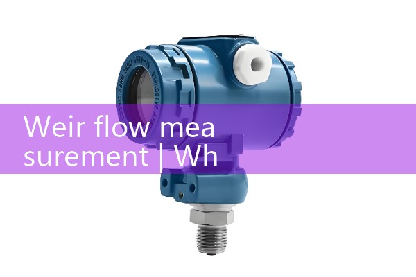 weir flow measurement