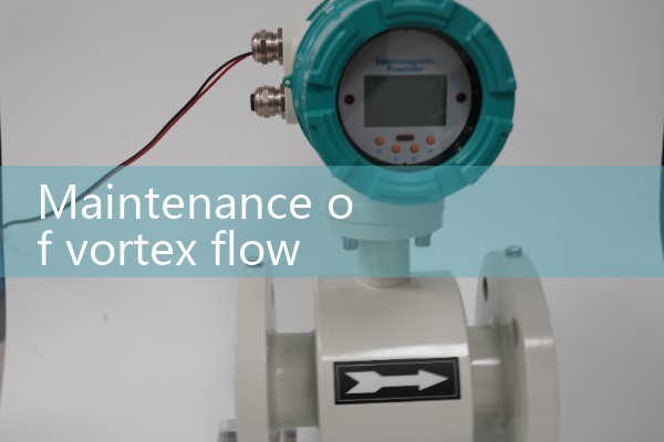 Maintenance of vortex flowmeter