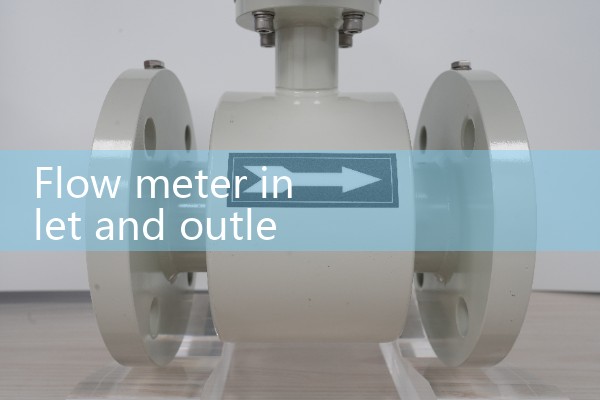 Flow meter inlet and outlet