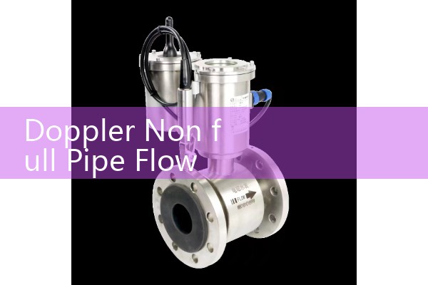Doppler non full tube flowmeter