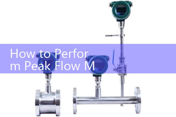 How to Perform Peak Flow Meter Testing: Reset the indicator, take a deep breath, and blow into the mouthpiece. Usually, three attempts are performed, and the highest score is recorded.